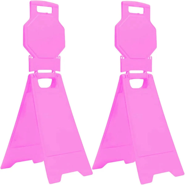 Blank Floor Sign Pink