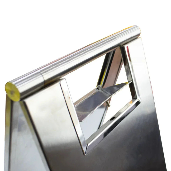 Type-A Frame Stable and Foldable Parking Sign