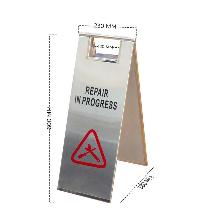 Repair in Progress Floor Sign