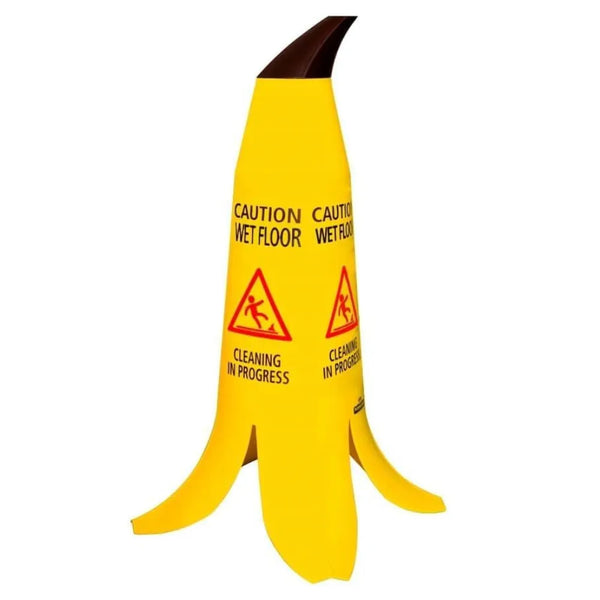 Banana Warning Wet Floor Cone