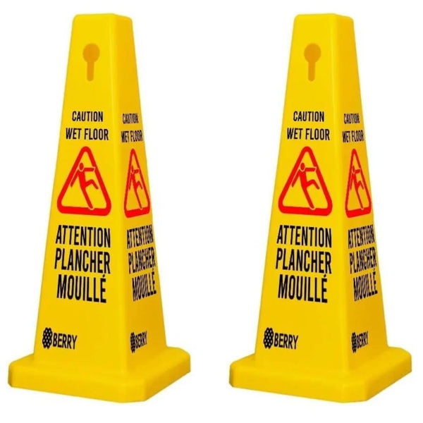 Caution wet floor sign 