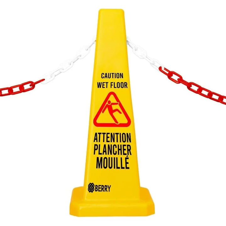 Caution Wet Floor Cone With Attachable