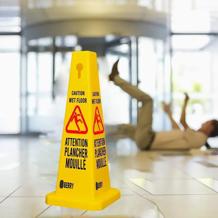 High Visibility Wet Floor Sign