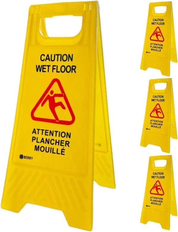 Portable Caution Wet Floor Sign
