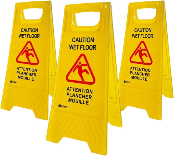 Foldable Caution Wet Floor Sign