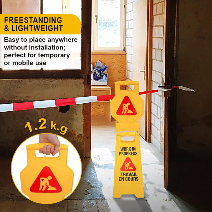 Caution Work in Progress Sign