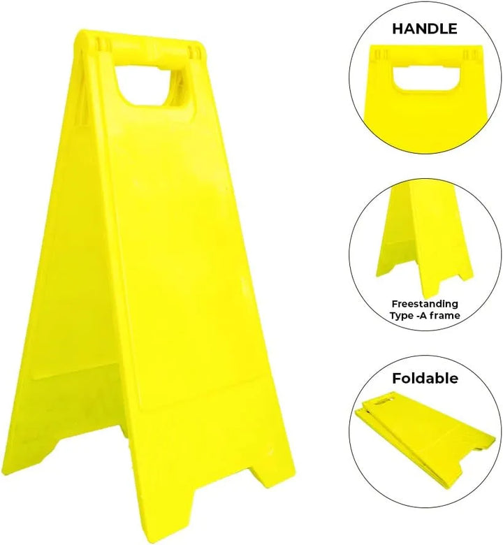 Foldable blank sign