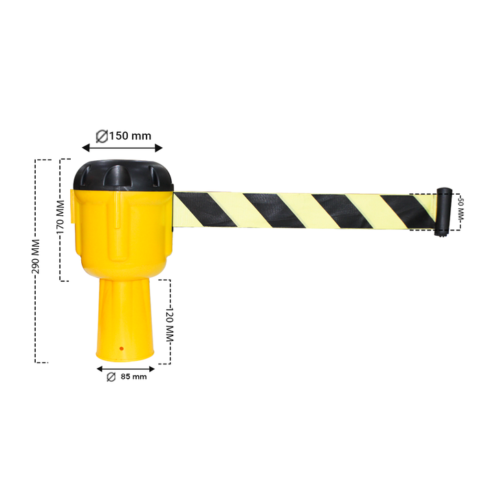 Attachable Traffic Cone Topper Tape