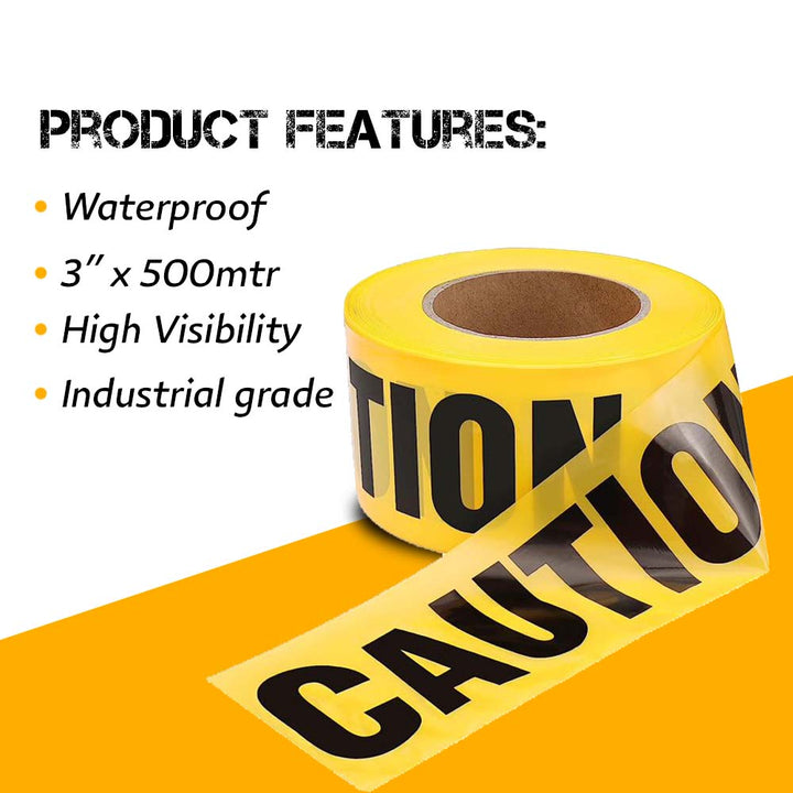Waterproof caution tape