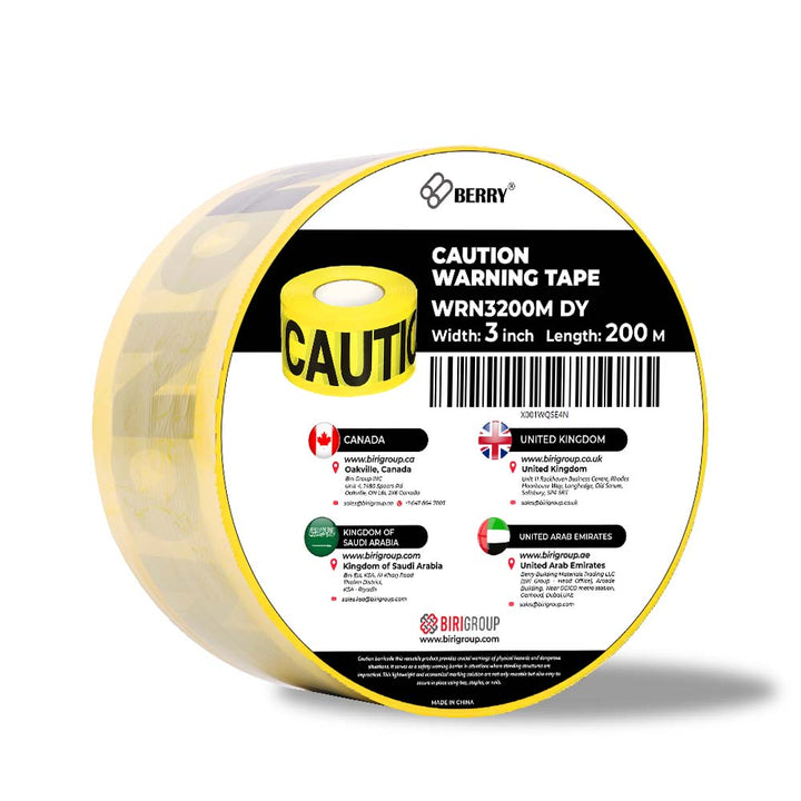 weather resistant warning tape
