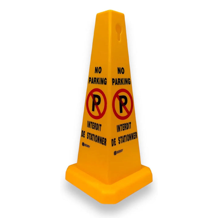 no parking road cone