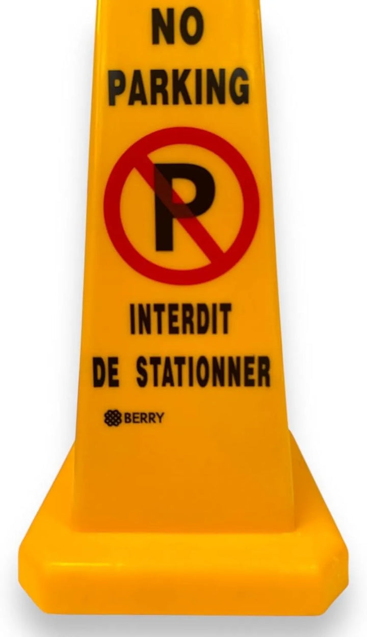 No parking safety cone