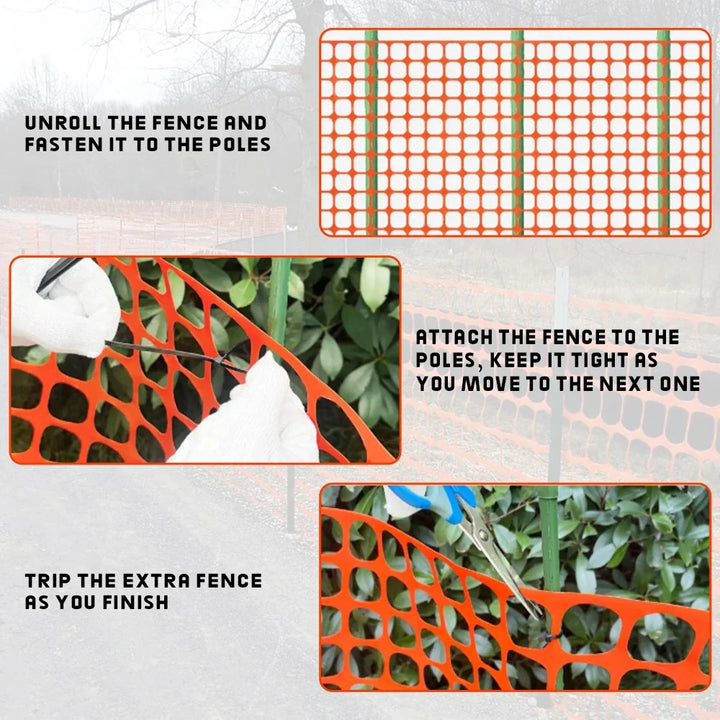 Safety barrier netting