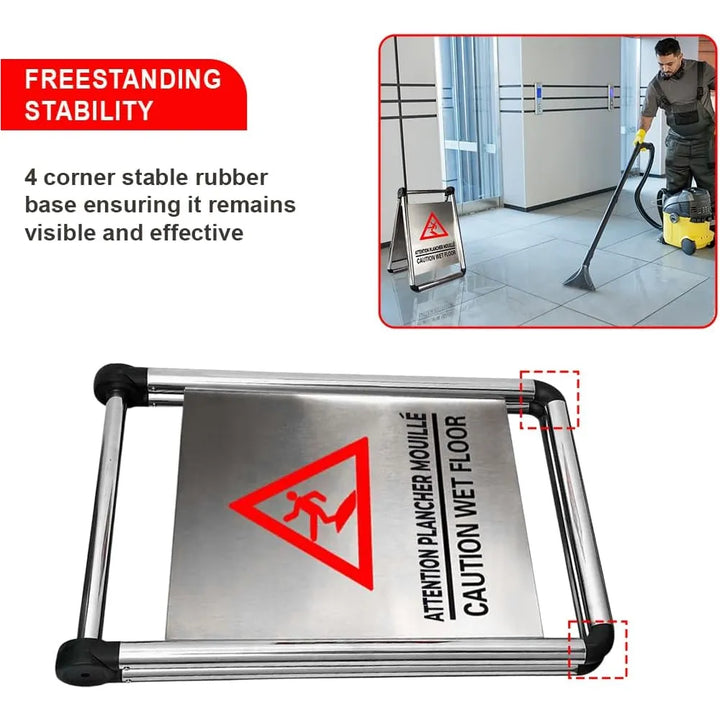 Freestanding Sign of Wet Floor