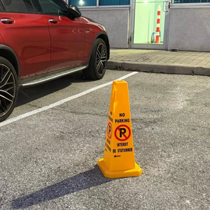 No parking cone for traffic regulation