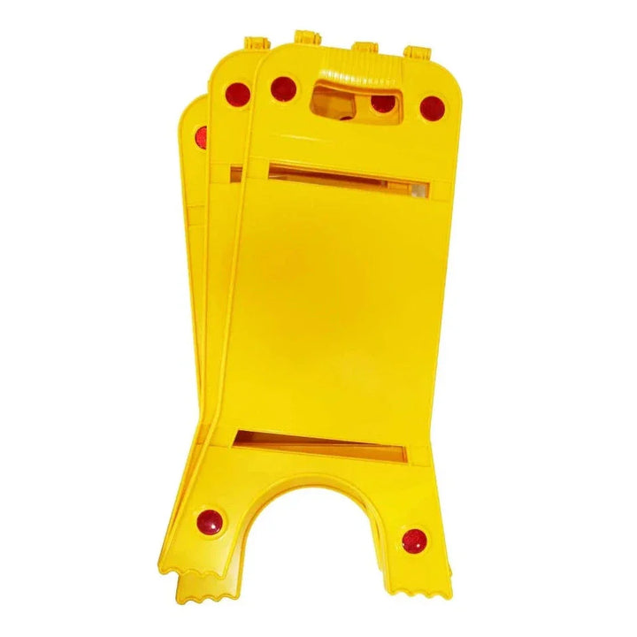 Customizable yellow warning sign