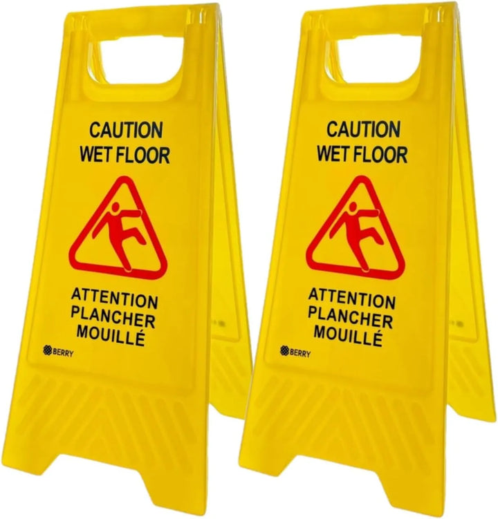 yellow caution wet floor sign for sale
