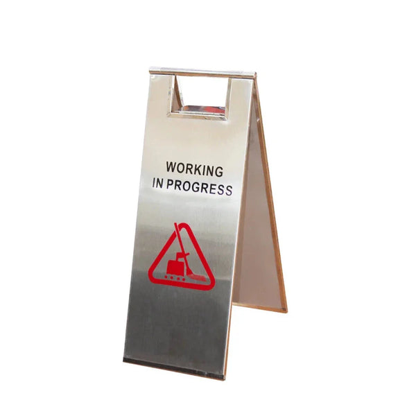 Stainless Steel Warning Sign Board
